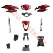 KAPORTA SET [BORDO] [YENİ MODEL] HONDA ACTIVA S