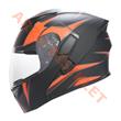 KC-ÇENE AÇILIR VİZÖRLÜ KASK [KC902] SİYAH - KIRMIZI [L] E BELGELİ